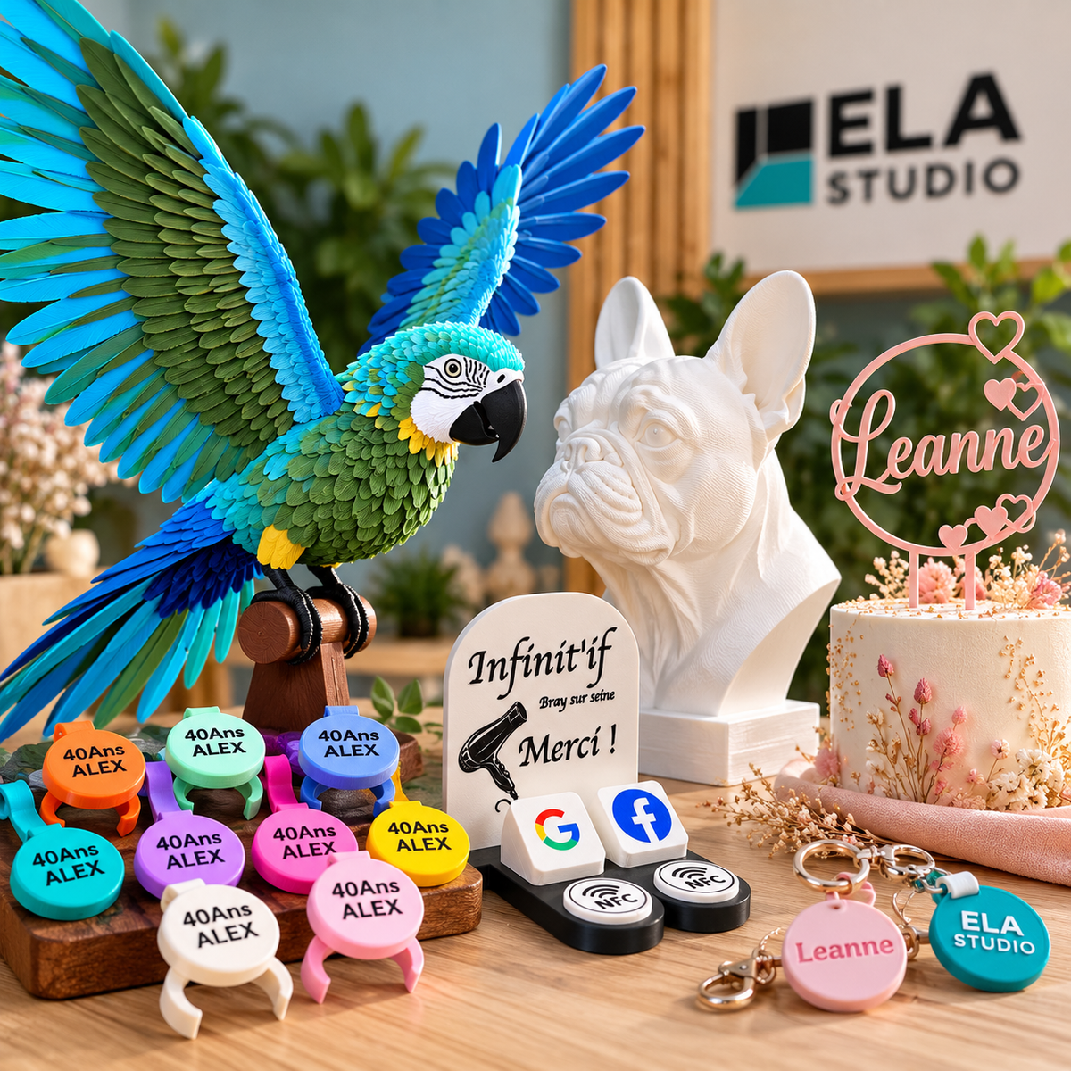 Créations personnalisées sur mesure ELA STUDIO : décoration, cadeaux et objets personnalisés